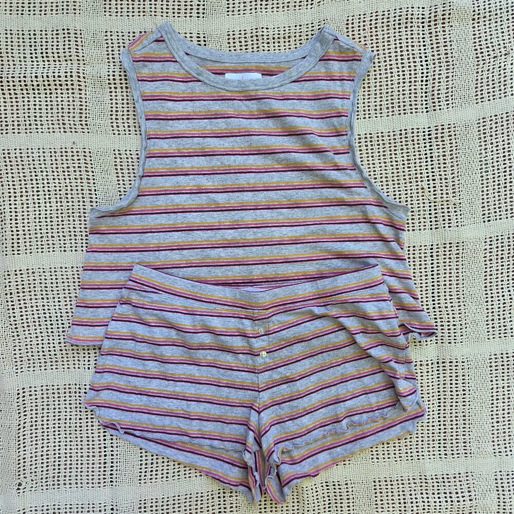 Colsie Striped Lounge Set